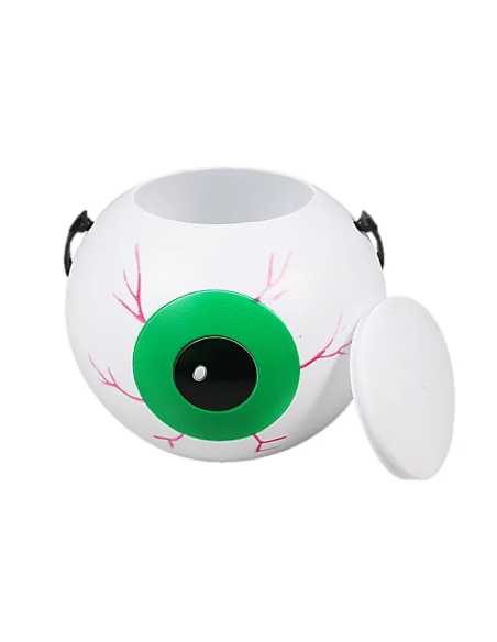Seau Bonbons Œil 12,9x15,1x12,9 cm – Accessoire Halloween