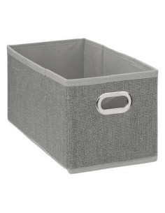 Boîte de rangement, 15x31 cm, gris clair chiné
