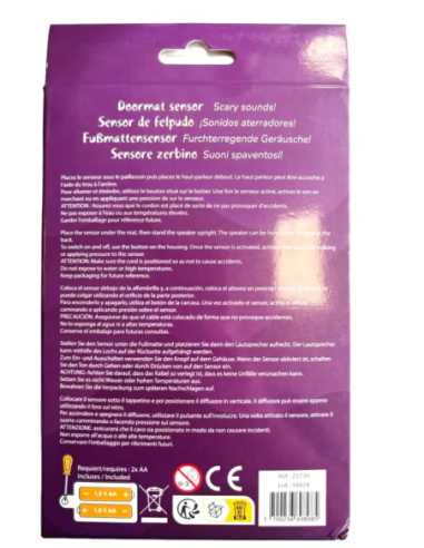 Détecteur Tapis SON EFFRAYANT – Accessoire Halloween interactif