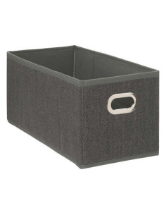 Boîte de rangement, 15x31 cm, gris foncé chiné