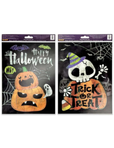 Vitro Glitter HALLOWEEN 27x19,5 cm – Décoration scintillante 2