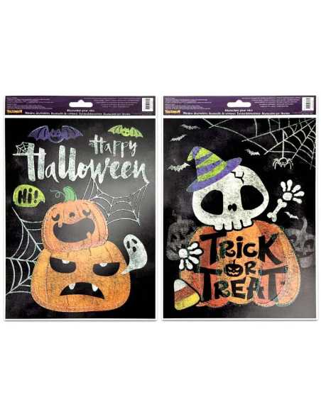 Vitro Glitter HALLOWEEN 27x19,5 cm – Décoration scintillante