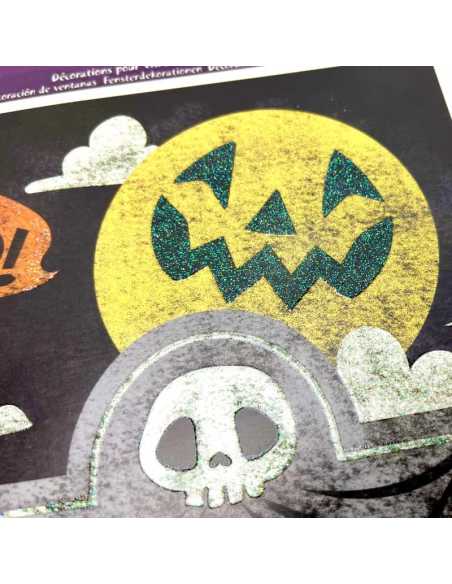 Vitro Glitter HALLOWEEN 27x19,5 cm – Décoration scintillante