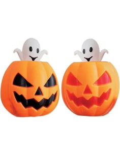 Citrouille/Fantôme Anti-stress 6x6,5 cm – Accessoire Halloween