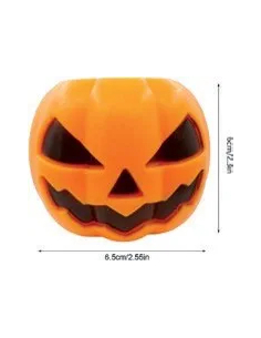 Citrouille/Fantôme Anti-stress 6x6,5 cm – Accessoire Halloween 2
