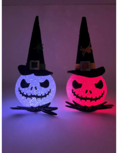 Fantôme Sorcier EVA LED 21x11 cm – Décoration Halloween lumineuse 2