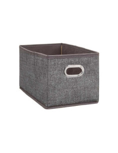 Boîte de rangement 15x31 cm Marron chiné