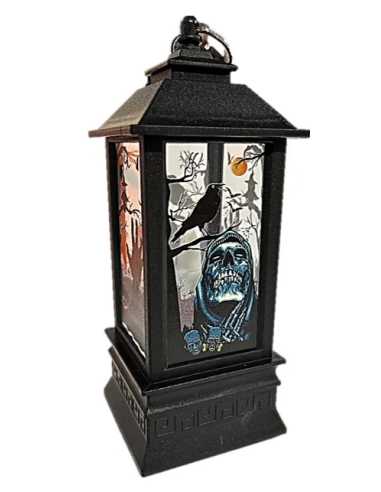 Lanterne LED Halloween 13x5 cm – Décoration Lumineuse