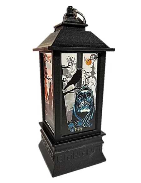 Lanterne LED Halloween 13x5 cm – Décoration Lumineuse