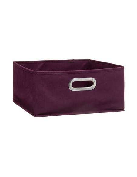 Boîte de rangement 31x15 cm Aubergine