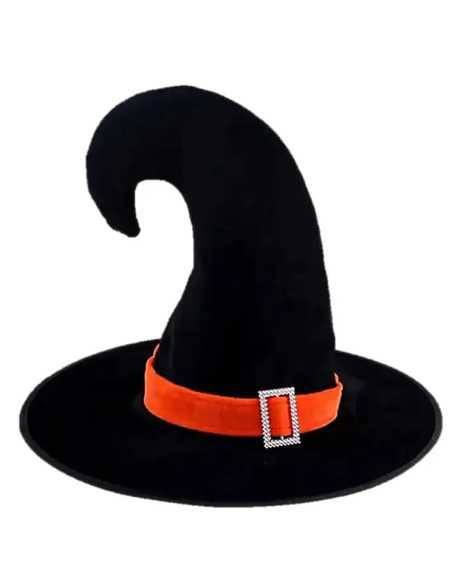 Chapeau Sorcière MITSY 44x34 cm – Accessoire Halloween