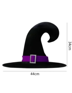 Chapeau Sorcière MITSY 44x34 cm – Accessoire Halloween 2
