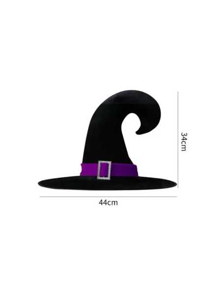 Chapeau Sorcière MITSY 44x34 cm – Accessoire Halloween