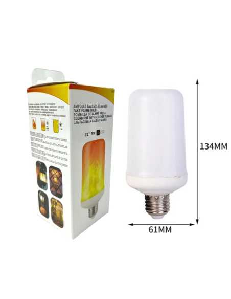 Ampoule LED Effet Fausses Flammes – Décoration Halloween Lumineuse