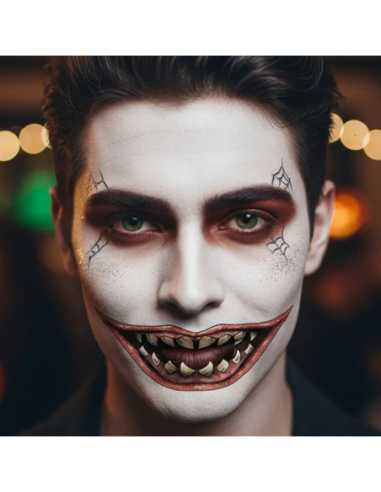 Tatouage Éphémère Horror Mouth – Accessoire Halloween Terrifiant