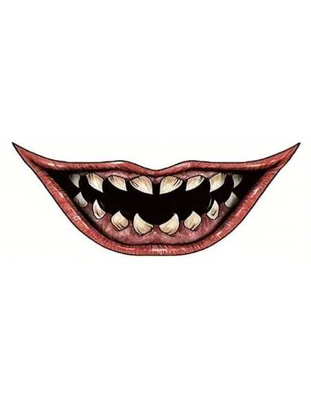 Tatouage Éphémère Horror Mouth – Accessoire Halloween Terrifiant