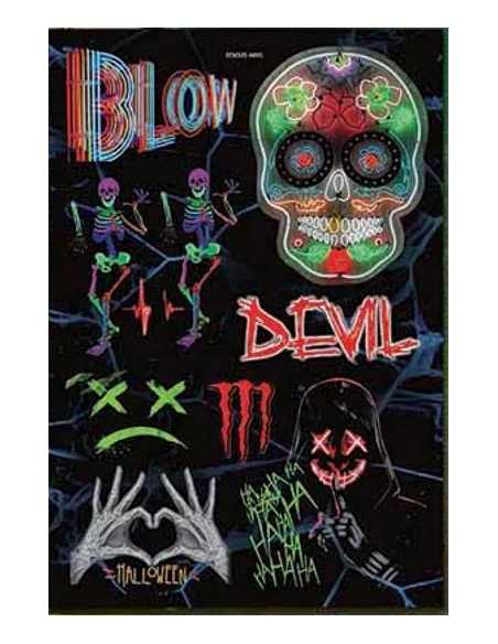 Stickers 3D Halloween – décor mural