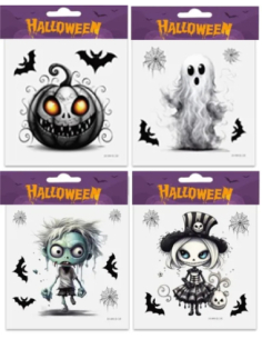 Stickers Halloween 30x30 cm – Décorations Effrayantes 2