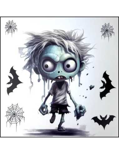 Stickers Halloween 30x30 cm – Décorations Effrayantes