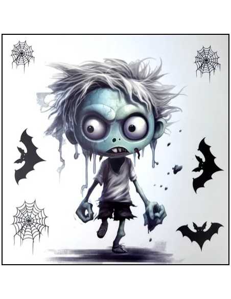 Stickers Halloween 30x30 cm – Décorations Effrayantes