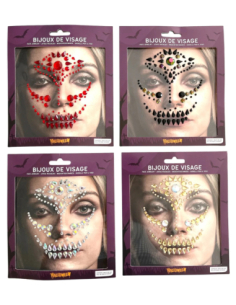 Bijou Visage Morgane Halloween – Accessoire Effrayant et Glamour