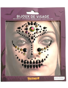 Bijou Visage Morgane Halloween – Accessoire Effrayant et Glamour 2