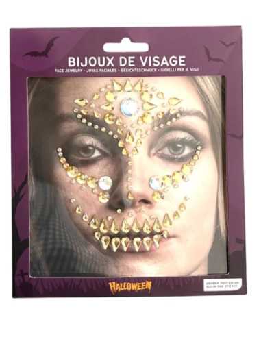 Bijou Visage Morgane Halloween – Accessoire Effrayant et Glamour