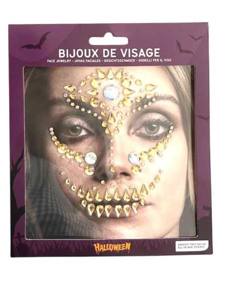 Bijou Visage Morgane Halloween – Accessoire Effrayant et Glamour