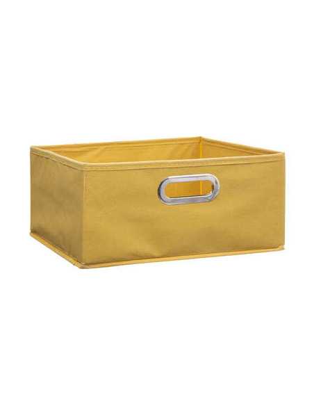 Boîte de rangement 31x15 cm Jaune