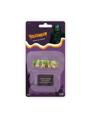 Dents de Zombie Halloween – Prothèse Horrifique pour Costume Terrifiant