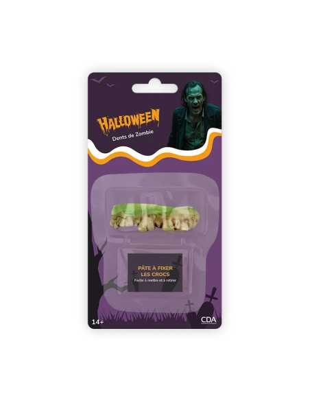 Dents de Zombie Halloween – Prothèse Horrifique pour Costume Terrifiant