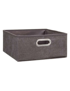 Boîte de rangement 31x15 cm Marron chiné