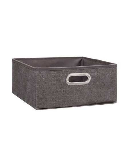 Boîte de rangement 31x15 cm Marron chiné