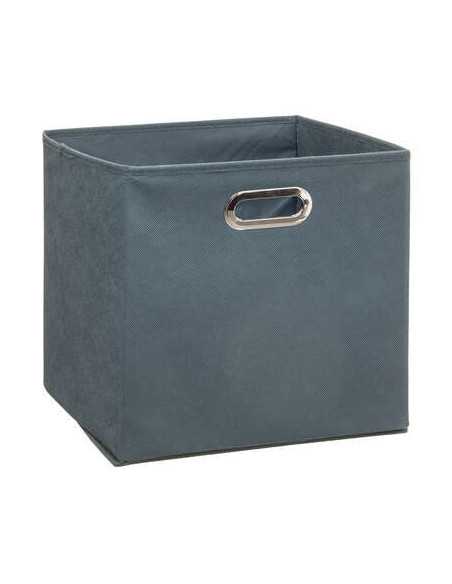 Boîte de rangement, 31x31 cm, Bleu orage