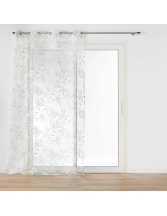 Voilage à œillets 140 x 240 cm Dolia Métallisé