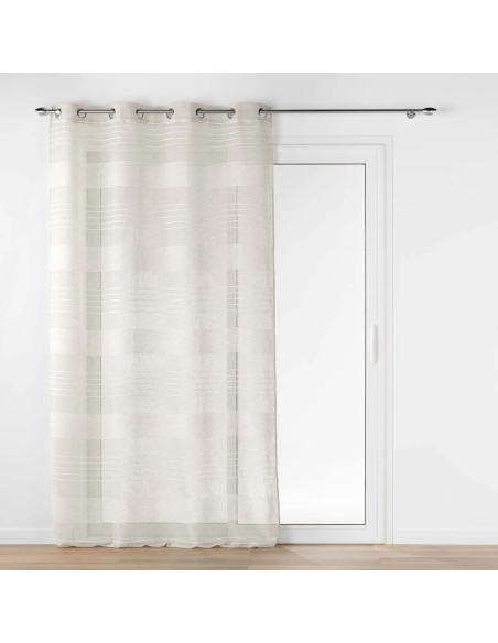 Voilage à œillets 140 x 240 cm Janice lin