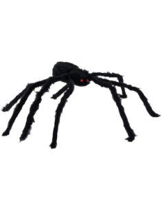 Araignée Géante 90 cm Halloween – Décoration Effrayante pour Intérieur & Extérieur 2