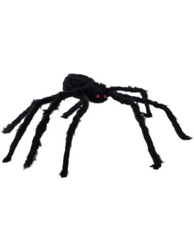 Araignée Géante 90 cm Halloween – Décoration Effrayante pour Intérieur & Extérieur