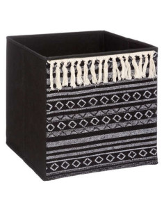 Boîte de rangement 31x31 cm Ethnique Pompon