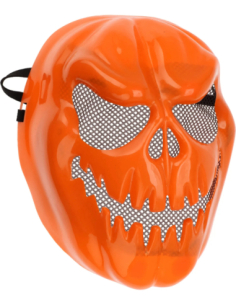 Masque Citrouille Halloween 24 cm – Déguisement Effrayant et Festif
