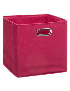 Boîte de rangement 31x31 cm Framboise