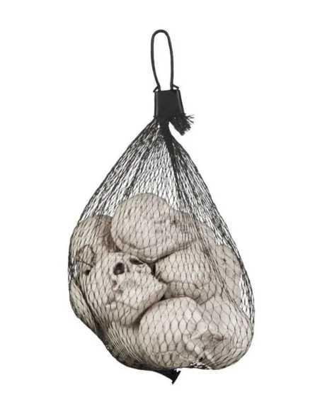 Filet Halloween avec 12 Crânes – Décoration Effrayante pour Ambiance Macabre