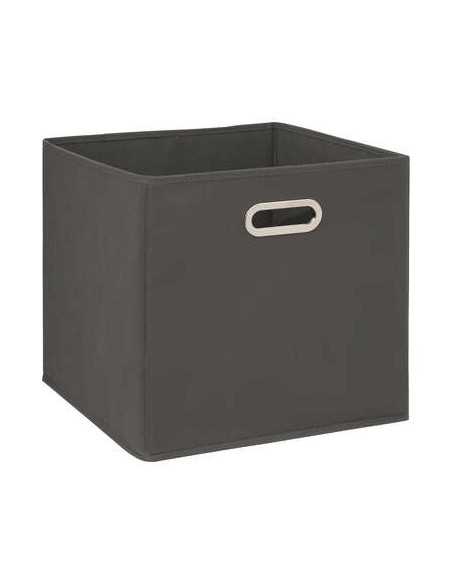 Boîte de rangement, 31x31 cm, Gris Anthracite