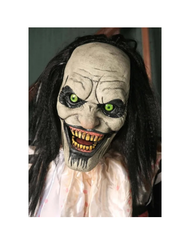 Clown d’horreur animé 2,13 m — Son & lumière spectaculaire pour Halloween