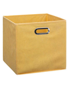 Boîte de rangement 31x31 cm Jaune