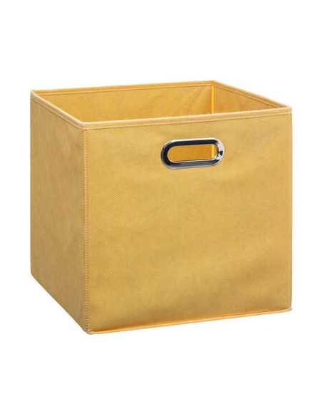 Boîte de rangement 31x31 cm Jaune