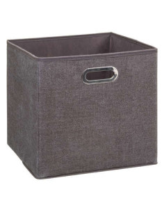 Boîte de rangement 31x31 cm Marron chiné