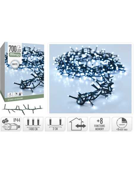 Guirlande Boa LED 14m – 700 LED blanc froid IP44