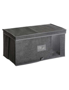 Boîte de rangement 50x30x25 cm Gris chiné