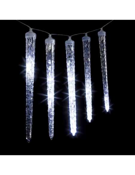 Rideau lumineux LED glaçons blanc froid 3,6x0,28 m – Ambiance hivernale Rideau lumineux LED glaçons blanc froid 3,6x0,28 m – Ambiance hivernale